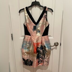 Elegant Weston l Anthropology Dress with Abstract Print